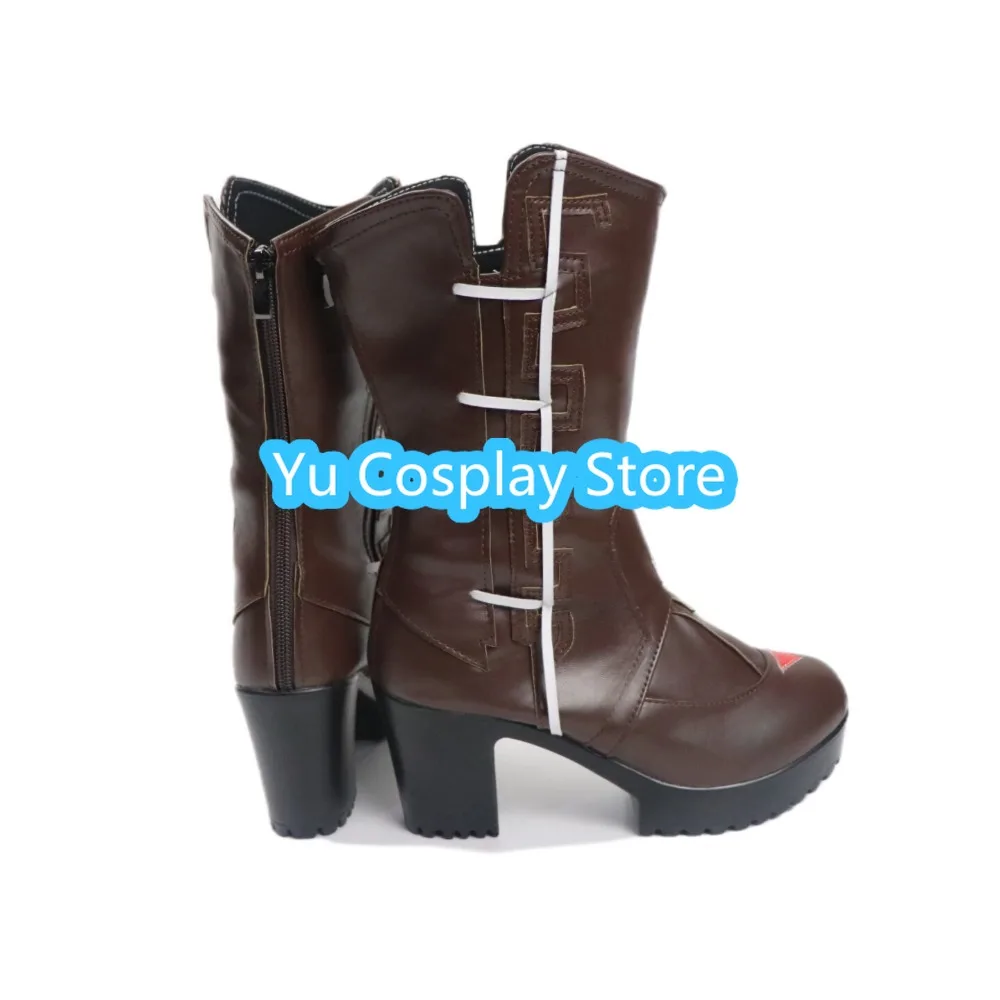 

Arknights Jie Sui Family Cosplay Shoes Custom Plus Size Height Increase Traditional Style Anime Show Props Boots