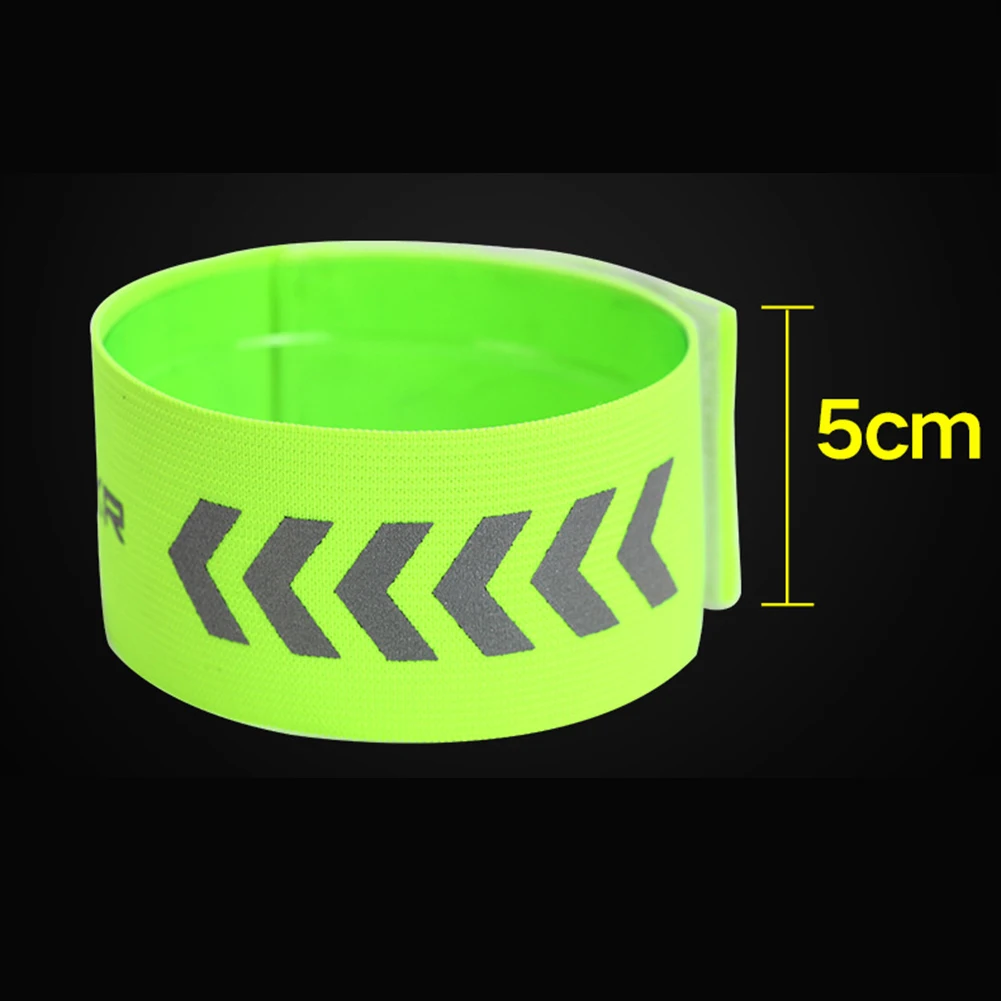 Outdoor Cycling Reflective Leg Rings Multifunction Elasticated Armband  High Visibility for Night Running Cycling Walking