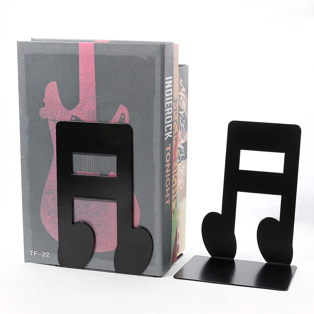 1 Pair/Lot Musical Note Metal Bookend, treble &G clef, SL00023