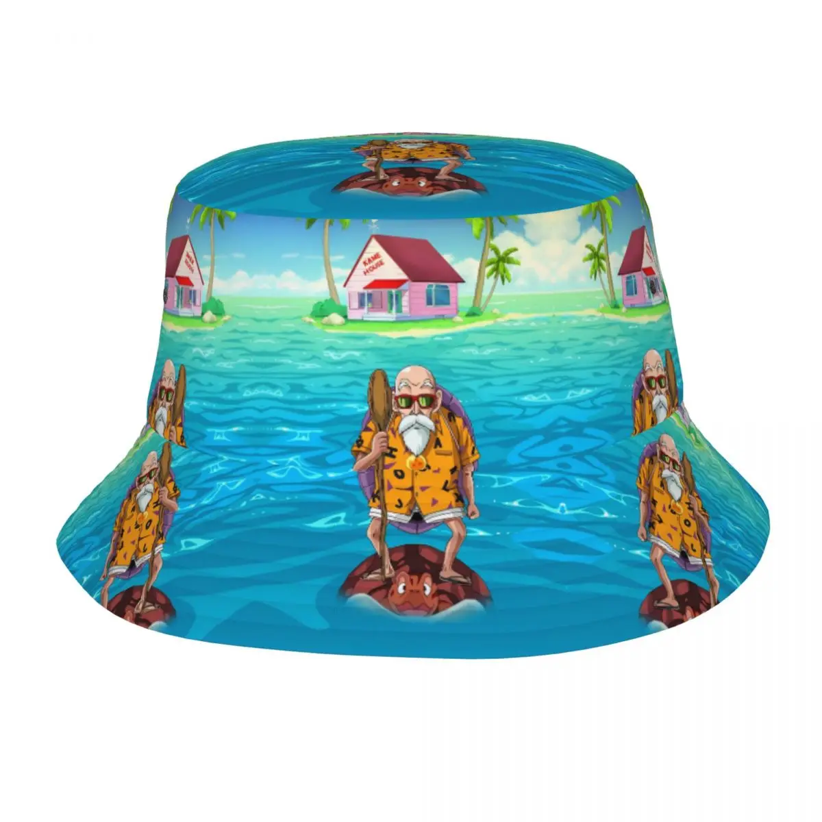 Custom M-Masters R-Roshis Tortoise Bucket Hat Damen Herren Mode Sommer Strand Sonne Hot Fisherman Cap