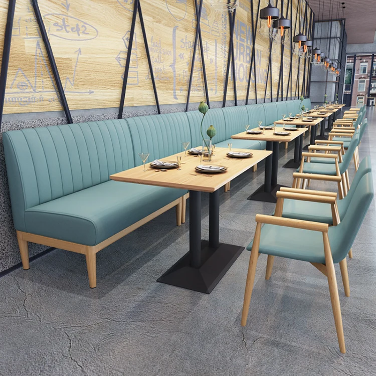 Ensemble de canapé de restaurant, banc de café, sièges de restaurant, conceptions modernes