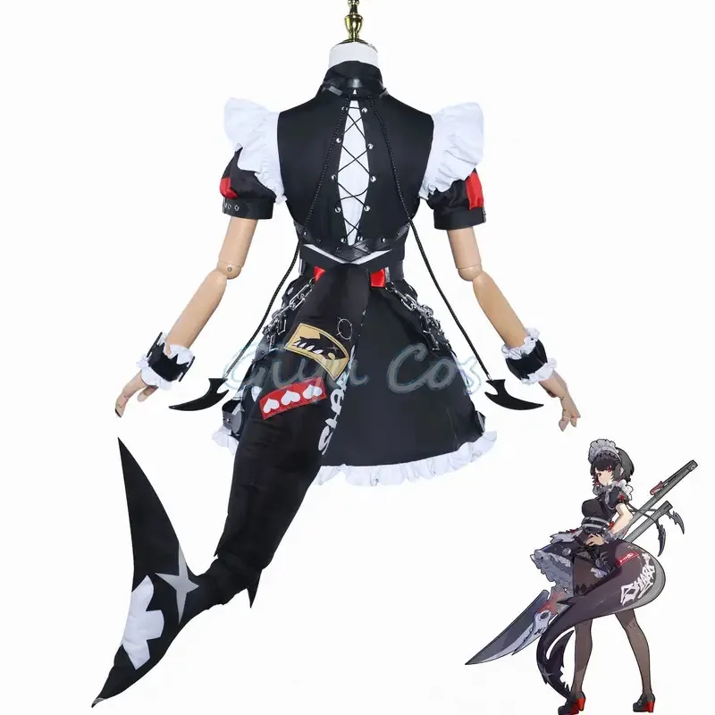 Zenless Zone Zero Ellen Joe Costume Cosplay Parrucca uniforme Anime Costumi per feste di Halloween Gioco per donne in maschera