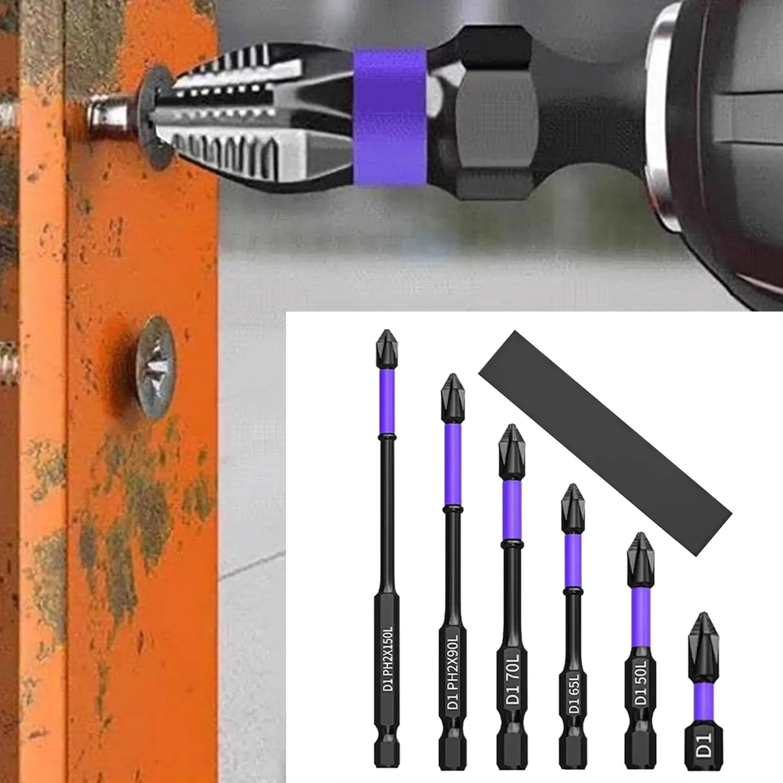 

D1 противоскользящая и противоударная крестовая отвертка, сверло, прецизионный многоцелевой экстрактор для автомобильной электроники, мебели