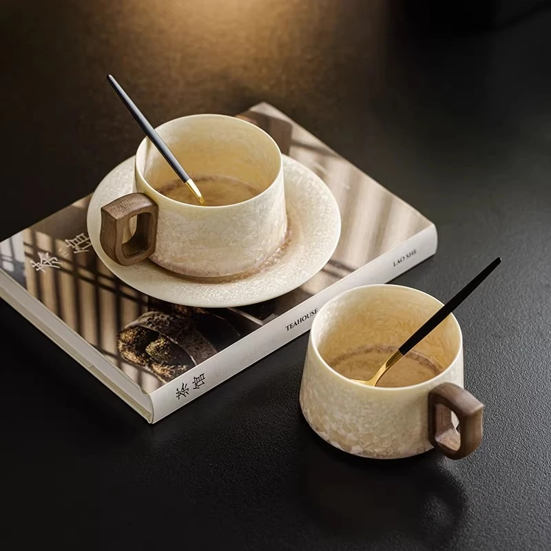 Kettle Coffee Cup Set Cup And Saucer Kitchen Children Coffee Cup Set Camping Portable Dosing Cup Stolik Kawowy Cafe Accessories