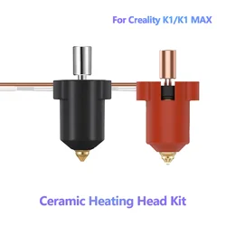 Hotend Kit For Creality K1 Max 3D Printer Ceramic Heating Head Kit 300°C High Tem  Compatible with  K1/K1 Max 3D Printer