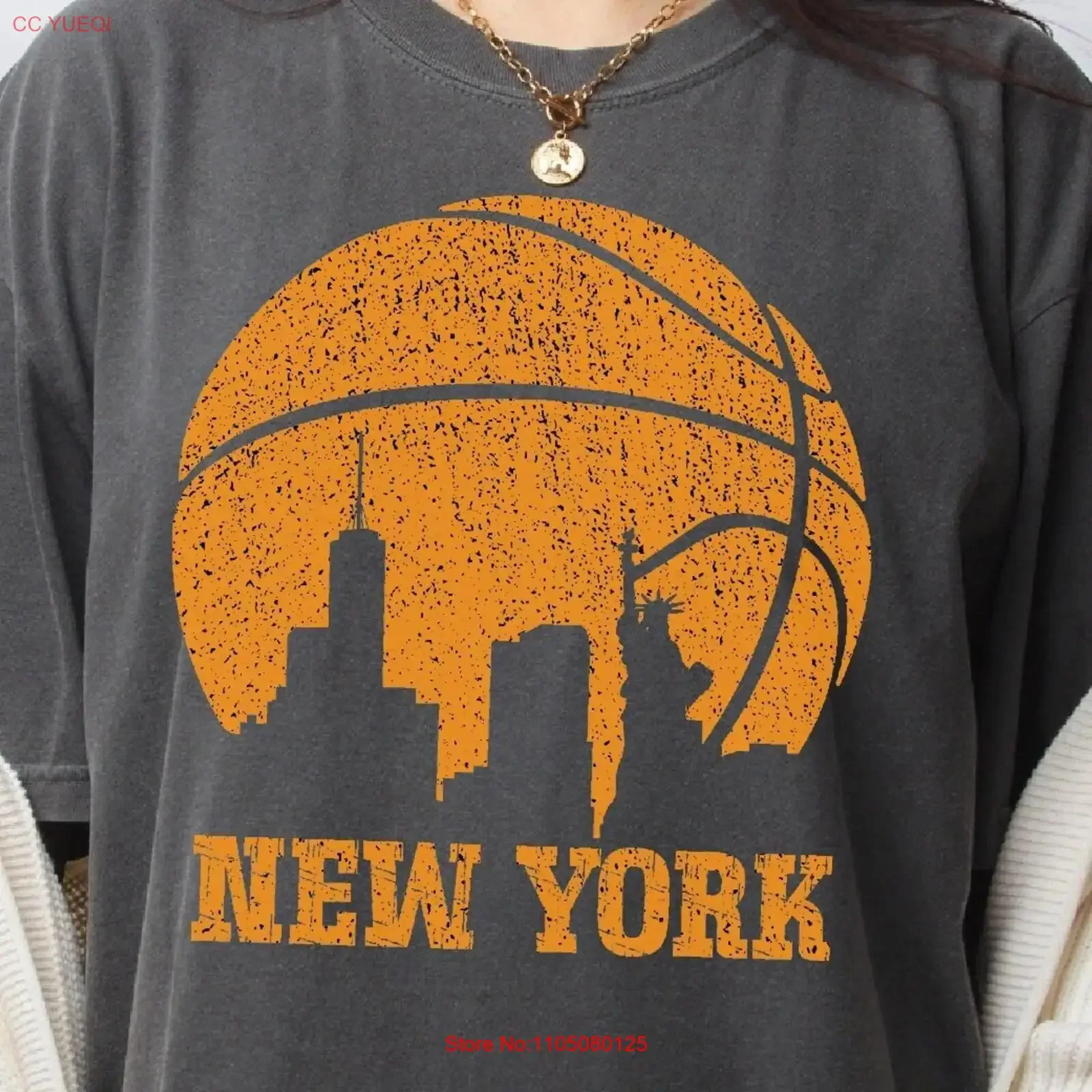 Nueva York City NYC baloncesto mamá papá NY Manhattan Skylines Time Square diseño I Love Basket ball camiseta vintage lavada