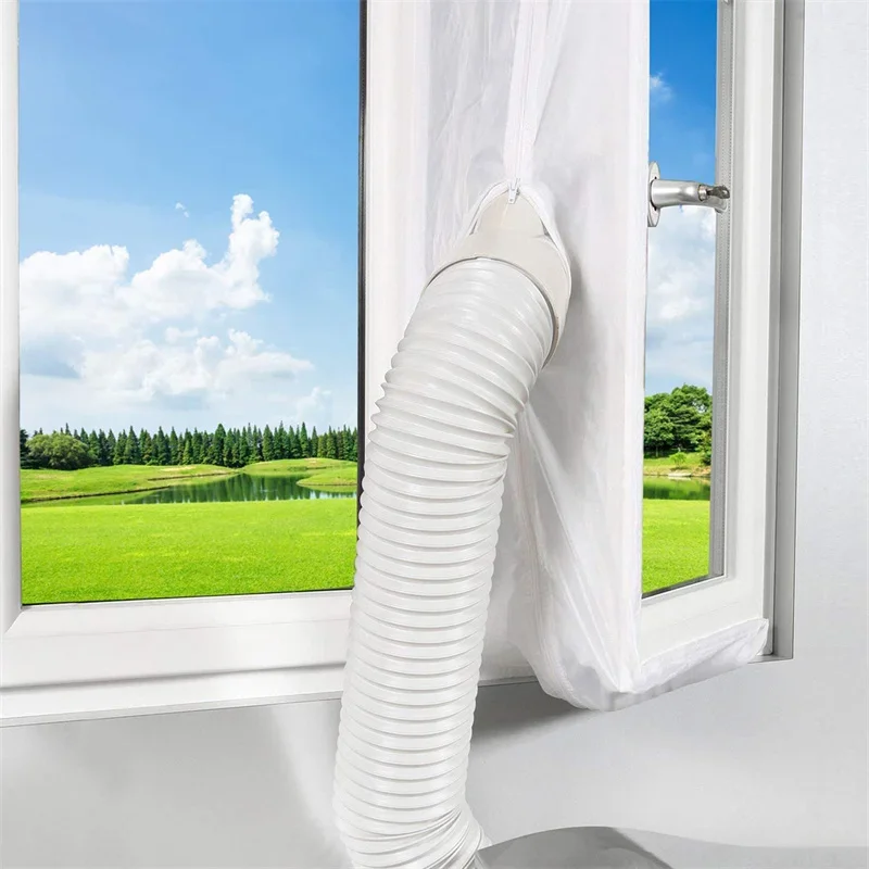 Portable Mobile Air Condition Window, Airlock Sealing Accessories, Soft Baffle, Air Conditioning Lock Window, 3M