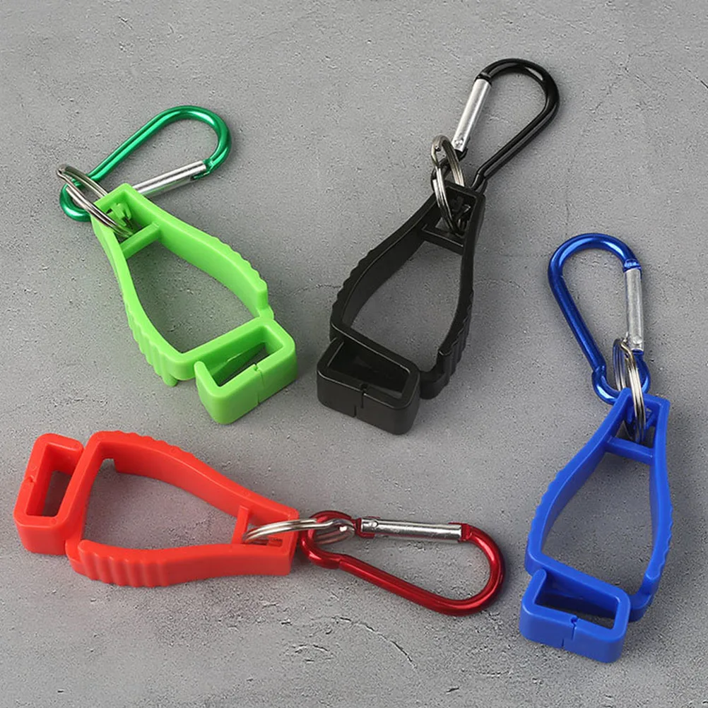 

2pcs Belt Clips Multi-function Hooks Versatile Outdoor Hanging Clips for Hat Gloves Bag Towel Simple Design