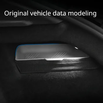 Für Tesla Modell s 2014-2018 Kofferraum Seiten Lagerplätze Laderaum Eimer Trennwand Box Boot Organizer Board Verstauen Aufräumen