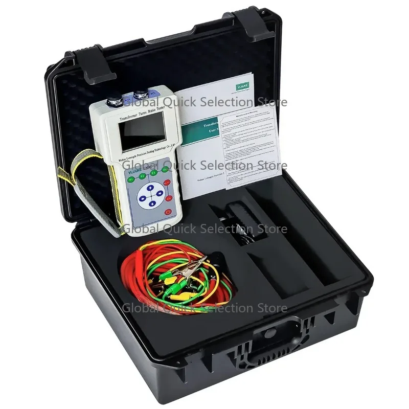 

Turns Ratio Group Tester TTR Turns Ratio Tester Handheld Transformer Test Equipment with Large-Capacity Lithium Battery