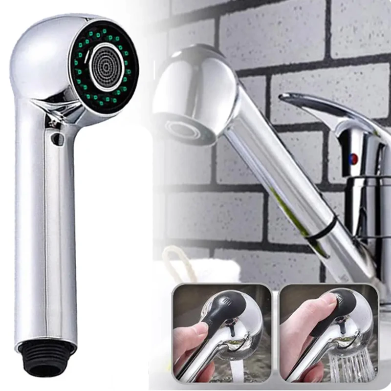 

Насадка для кухонного смесителя с выдвижным дождевателем, Аксессуары для раковины, ударопрочная, телескопическая, для душа