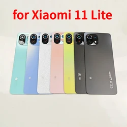 Back cover for Xiaomi 11 Lite, replacement hard battery case, rear housing cover mi 11 Lite 5G NE