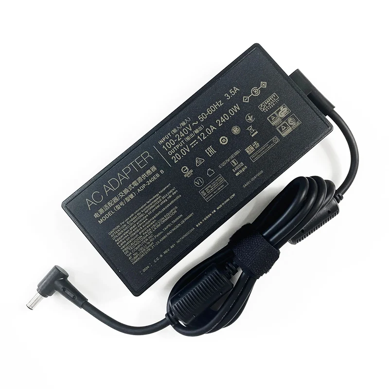 

20V 12A 240W 6.0*3.7MM Charger ADP-240EB B Laptop adapter For ASUS ROG Strix Scar 15 GX550LXS RTX2080 G533QS G533QS-XS98Q Power