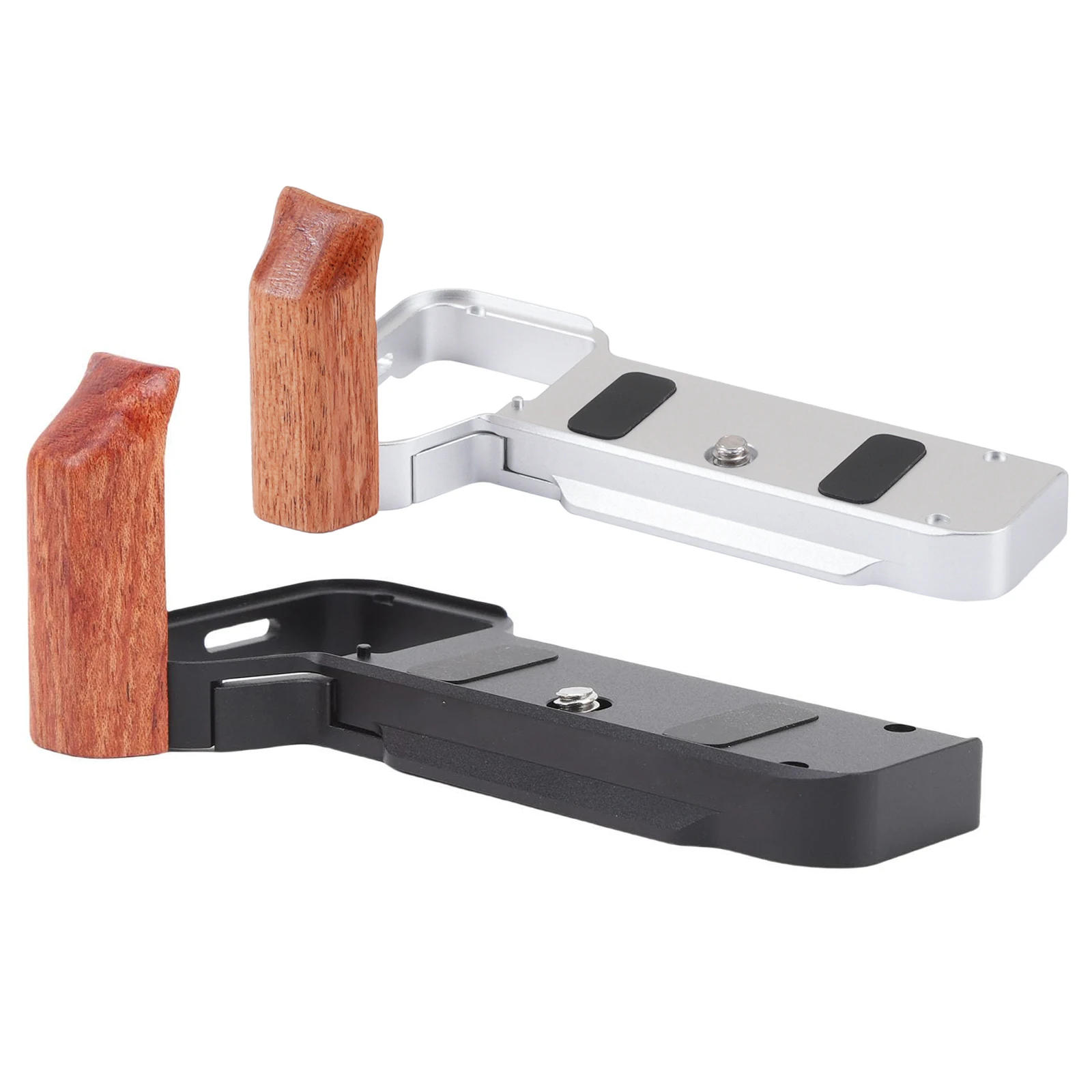 For Sony A7CII A7CR Wooden Hand Grip L Bracket Holder, For Arca Type Quick Release Plate, Compact Lightweight for Outdoor