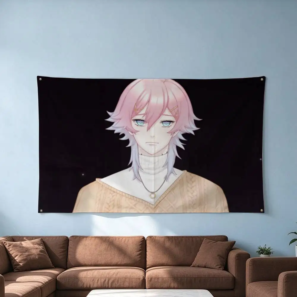 R-Ren 14 Days W-With You  Flag Suitable For Party Club Outdoor Interior Wall Decoration Banner Fans Gift