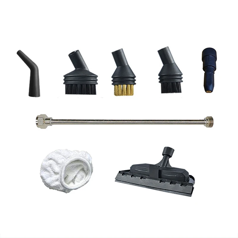 Steam Engine Brush For 8mm Steam Cleaner Nozzles Big Nylon Clean Brushes Replacement Steam Mop Head Threaded ﻿Glass Scrape Wiper