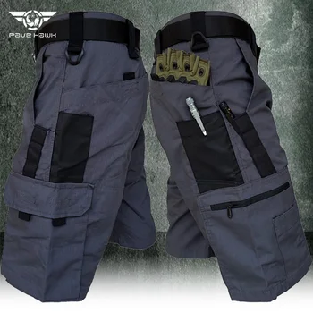 Sommer taktische Shorts Herren Outdoor spritzwasser geschützte Multi-Pocket Cargo hose Klettern verschleiß feste Wandern Casual Shorts homme