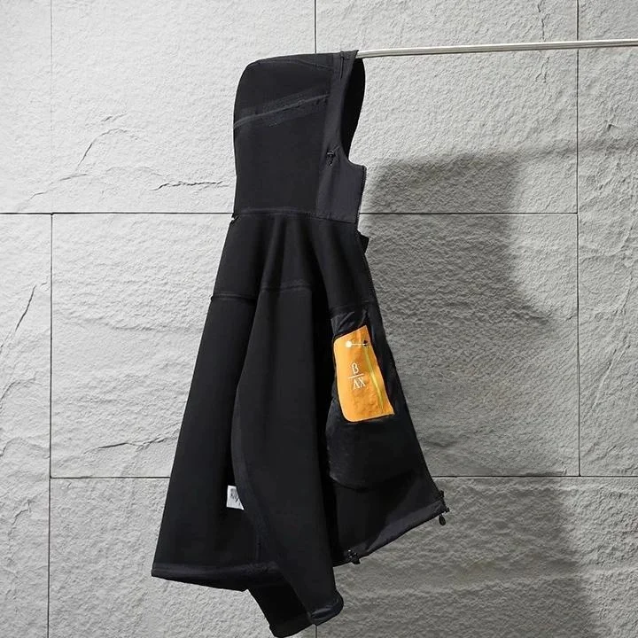 

High-End Outdoor Sports Commuting Jaet Full-Prure Glue Warm Fce Hat Coat Tee-Dimensional Tailoring