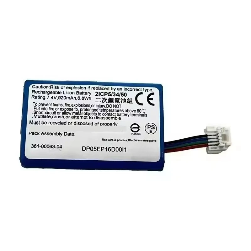 361-00063-04 7.4V 920mAh 6.8Wh Replacement Li-Polymer Battery for BMW Navigator 5 6 Motorcycle GPS Navigation System Battery