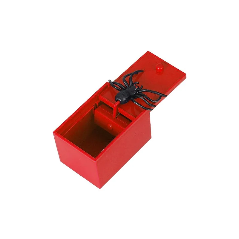 Spider Prank Box - Fun Scary Toy Practical Joke With Fake Spider| Novelty Prank Kit For Easy Amusements, Boys, Parties, Adults