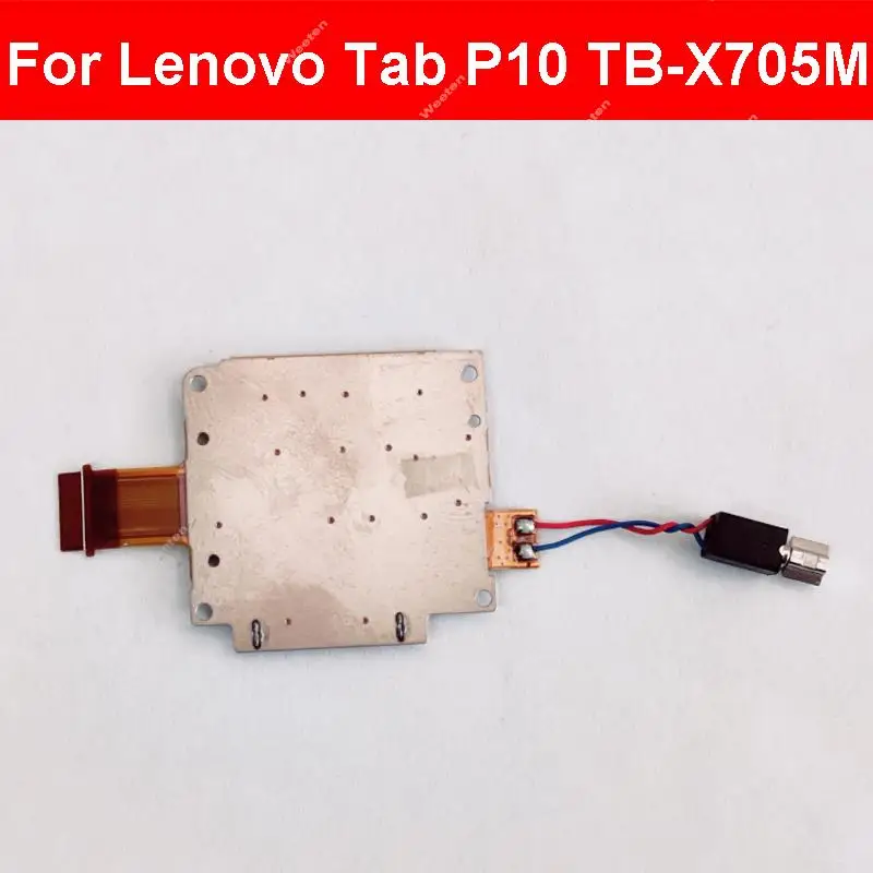 Sim Card Slot Board para Lenovo Tab P10, Sim Card Socket com Vibração Vibrador, placa pequena, peças de reparação de substituição, TB-X705M