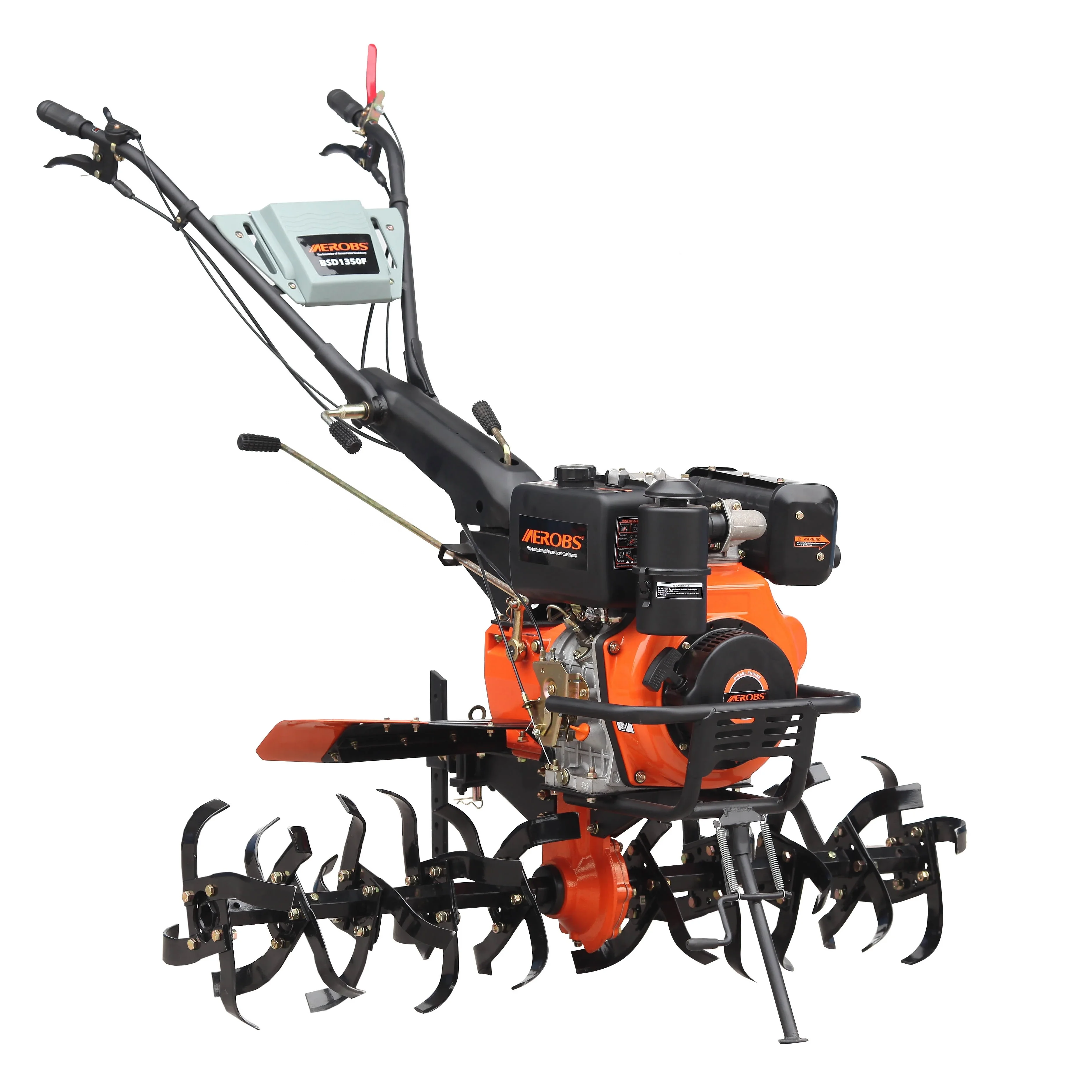 BSD1350M 9HP 6.6KW Multi-Function Rotary Tiller/Diesel mini Power Tiller Price