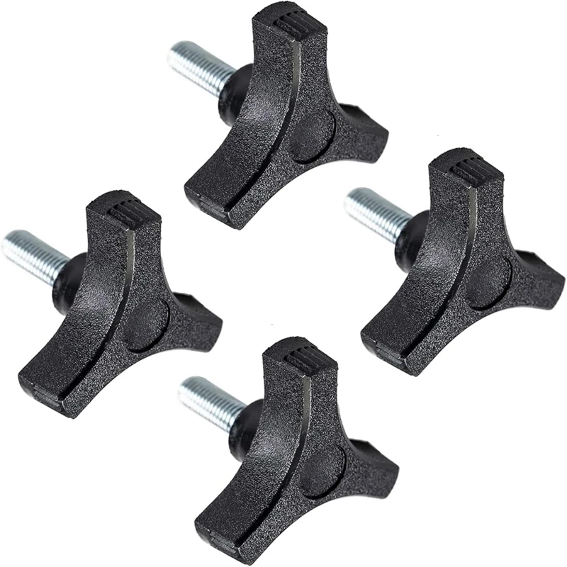 A03F Mower Deck Wing for Nut Knob 3/8-16 x 1-1/4 for Scag Turf Tiger Cheetah Grass Catcher, 4 Pack Lawn Mower Replacement Parts