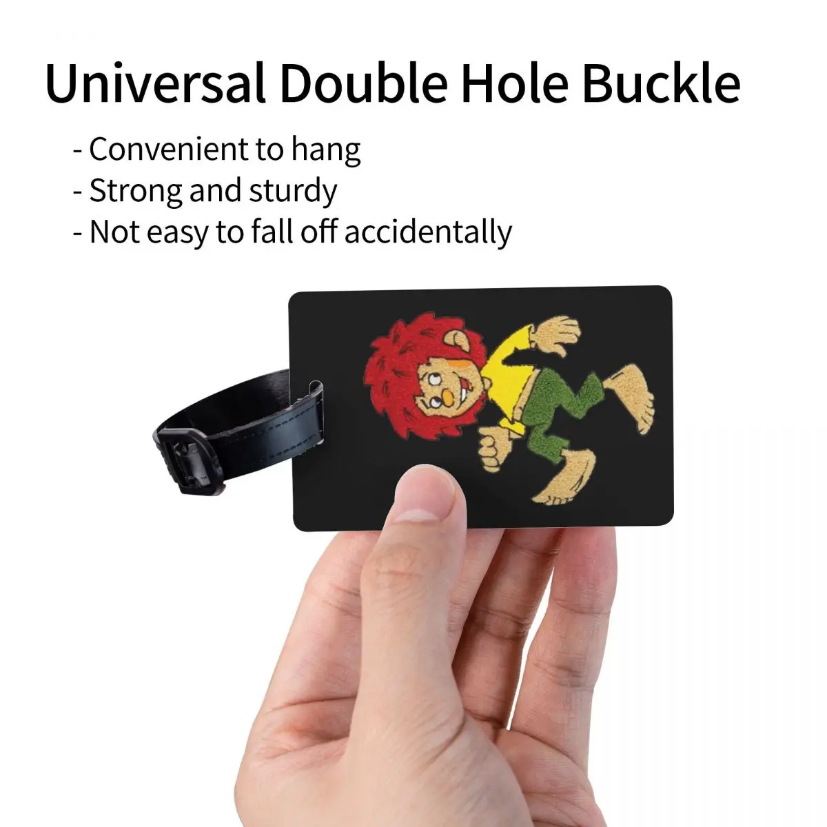 علامات الأمتعة Pumuckl ملحقات حقيبة السفر لطيف الأمتعة الصعود علامة التسمية حامل معرف اسم العنوان #3