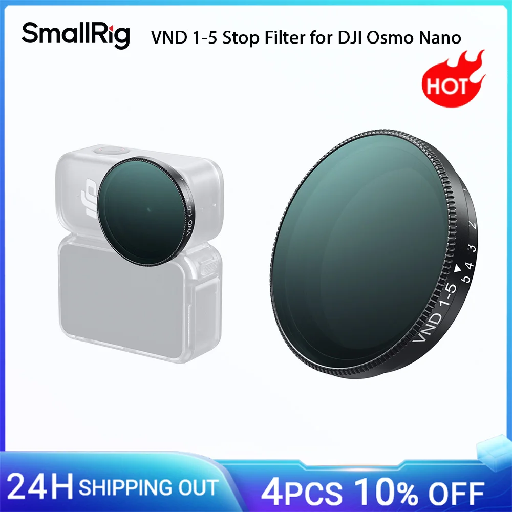 مرشح إيقاف SmallRig VND 1-5 لـ DJI Osmo Nano Premium الزجاج البصري تعديل دوار فوري -5788 #1