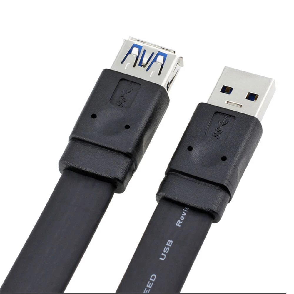 USB 3.0 extended cable data cable mouse keyboard camera connection cable male to female flat cable 0.6M 1M 1.5M