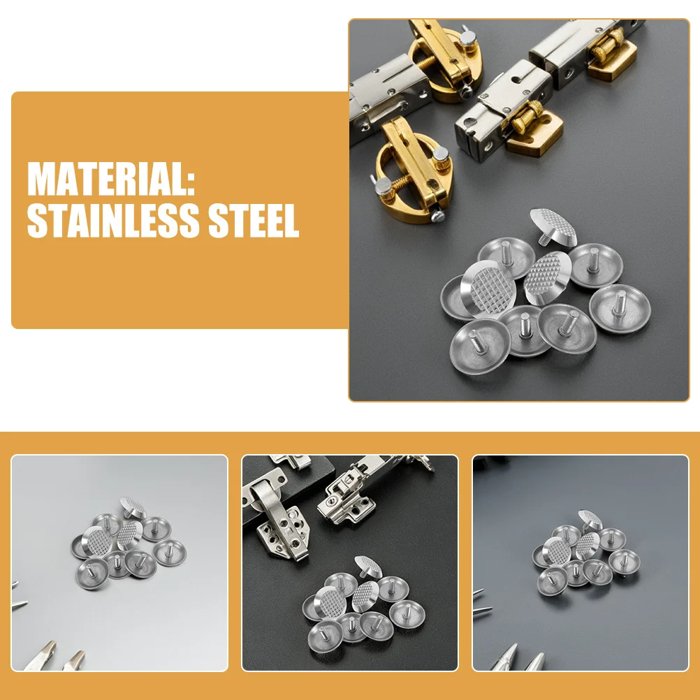 20 قطعة الفولاذ المقاوم للصدأ اللمس أعمى ترصيع المضادة للانزلاق الأناناس الملمس دائم آمنة جزءا لا يتجزأ من الممشى التوجيه للأرصفة