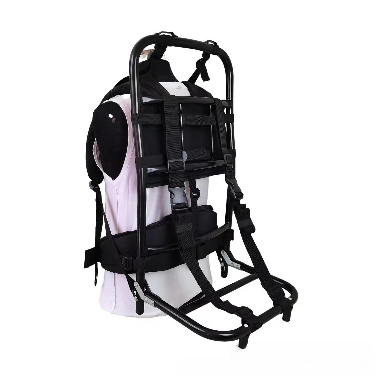 Aluminum Alloy Heavy Carry Portable Folding Mountaineering Camping Hiking Outdoor Hunting Rescue Backpack Outer Frame 60kg