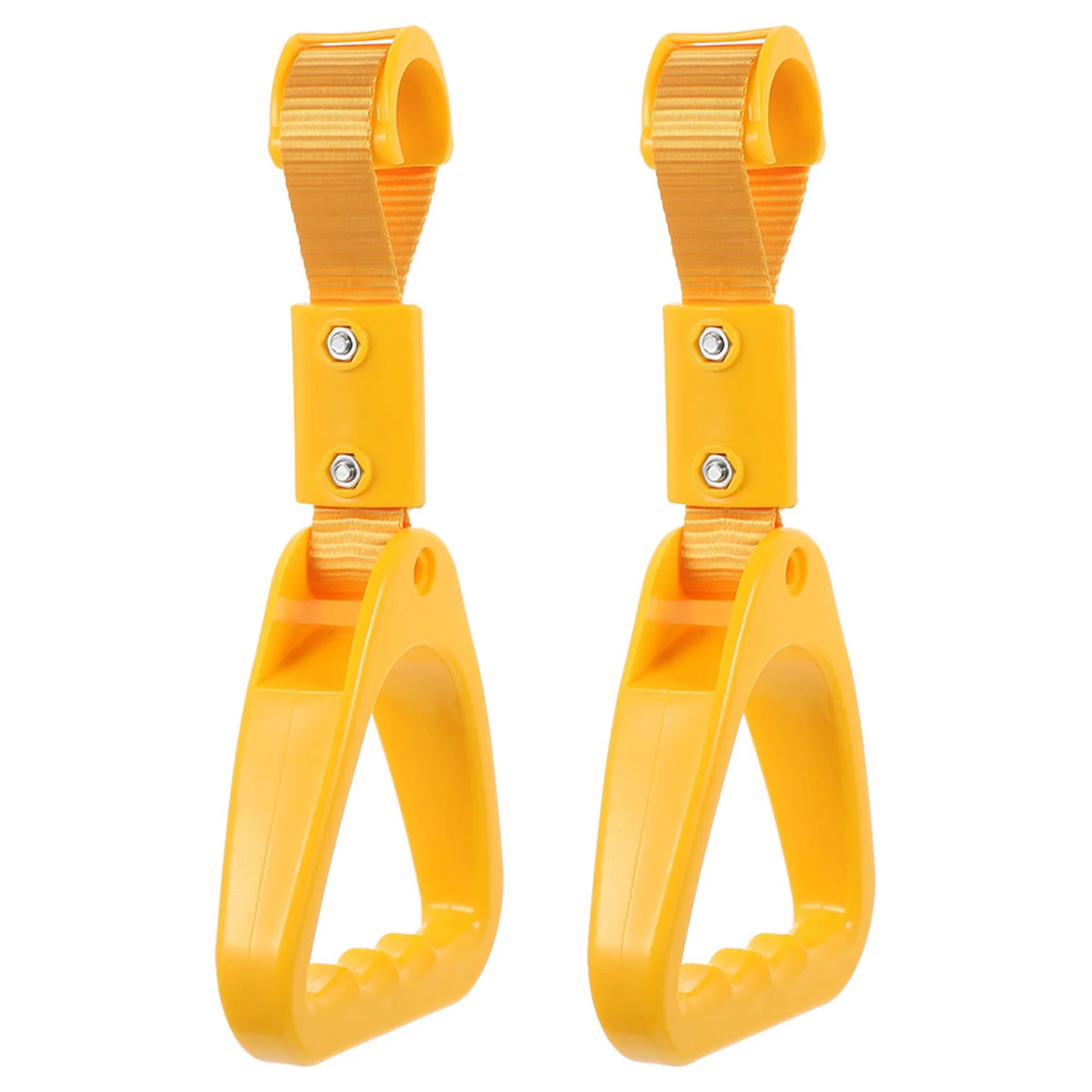 

2pcs Trash Can Lid Straps Safety Plastic Accessories Subway Vehicle Bus Hand Straps Handle Ring for Car Elderly Durable