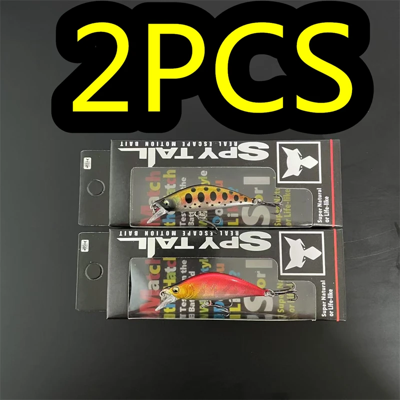 LURETV تيار الطريق يامينو مايكرو الطعم 54S 2 قطعة 5.4 سنتيمتر 5.3 جرام سمك السلمون المرقط ما كو يونيو خطاف الصيد الطعم 9132 #3