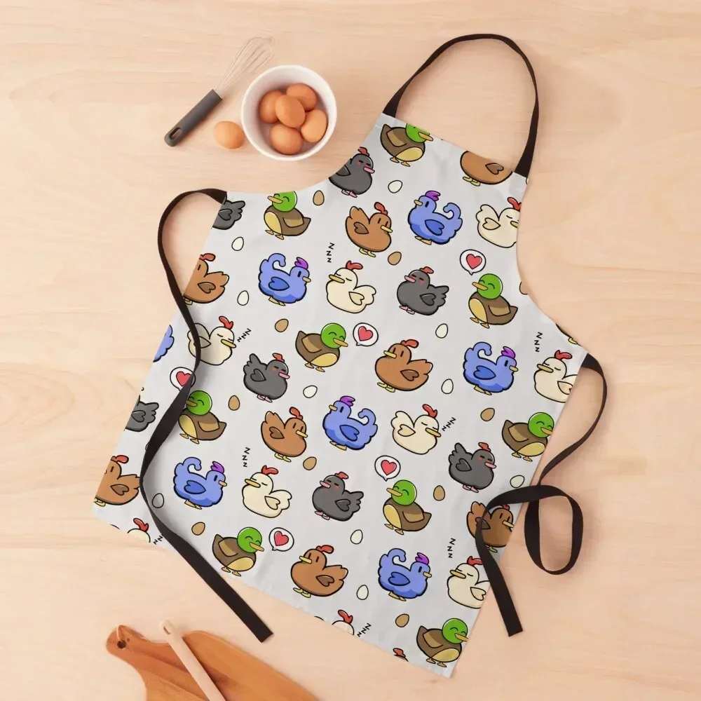 

Chickens Apron Women Kitchen'S Men's Kitchen Women's Dresses beauty master Apron