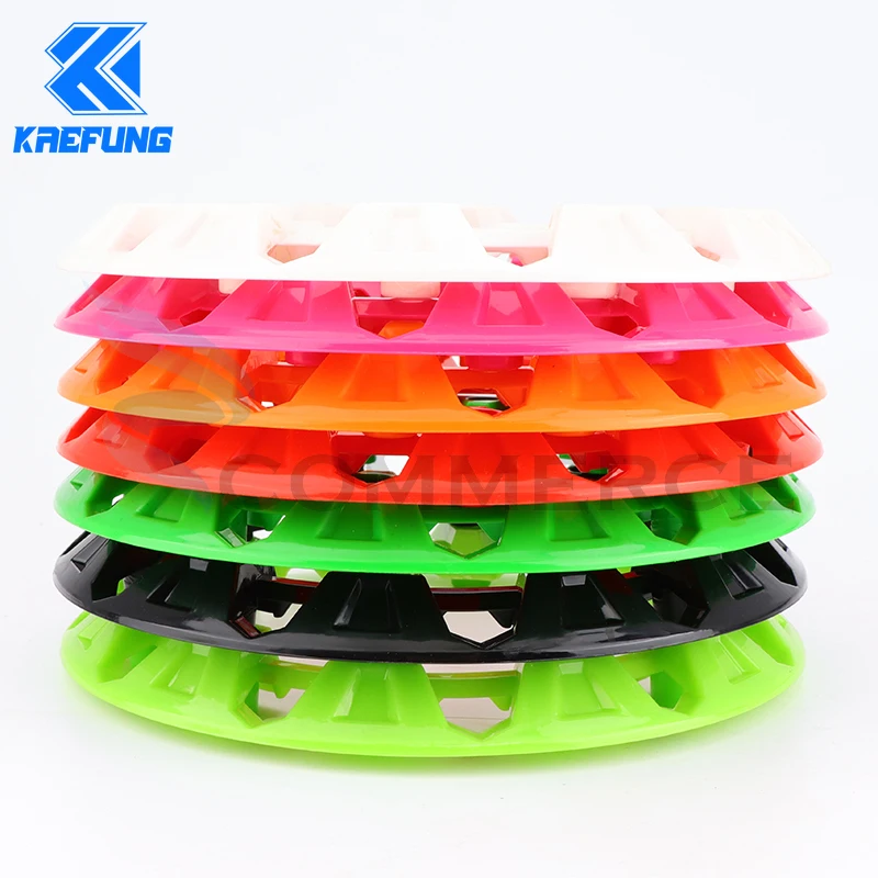 4pcs 7-inch ATV Wheel Trim Hub Protection Decor Rim Cap Universal Vehicle All Terrain wheel Plastic Cover fit to 7inch tires
