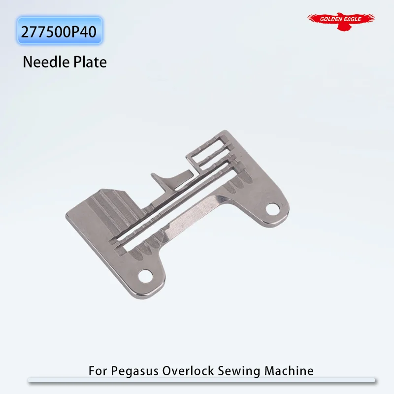 

277500P40 Throat Plate Fit Pegasus EX-5205 (3 Thread) Industrial Overlock Sewing Machine Parts Needle Plate 0x4mm