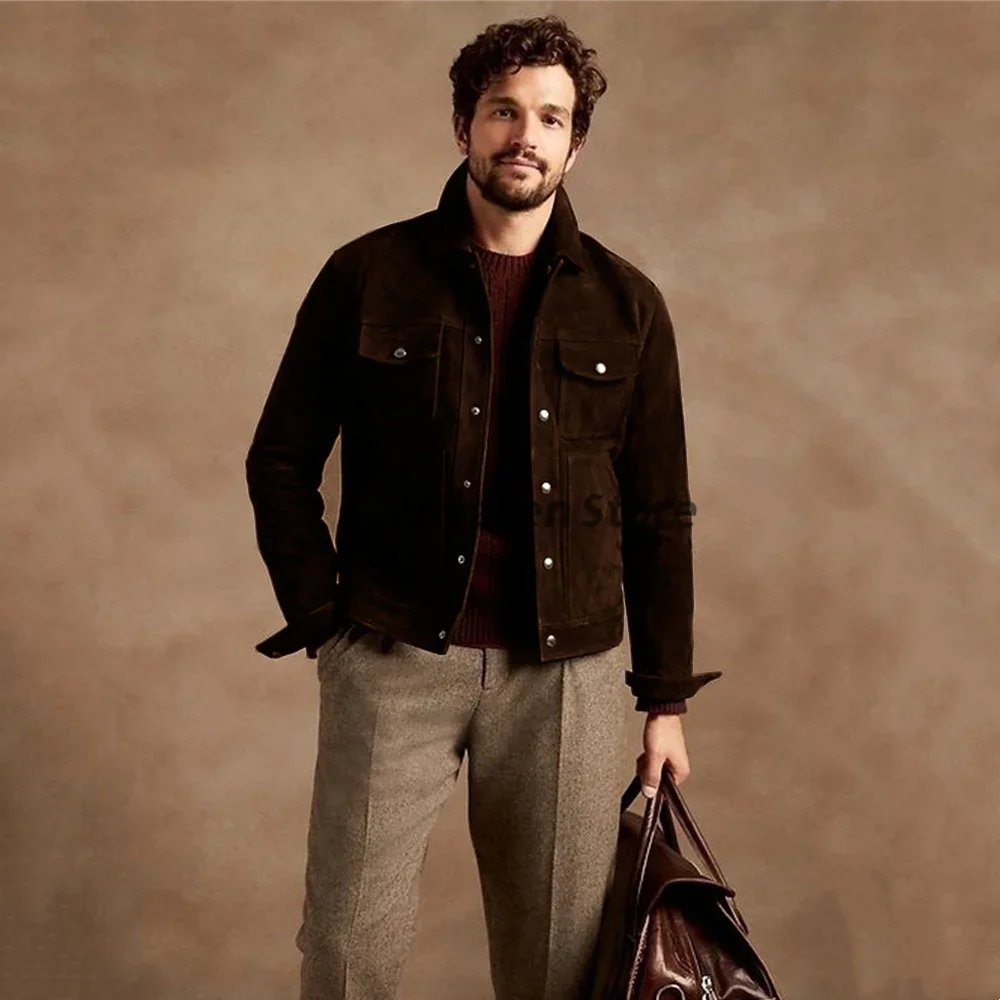 

Мужской пиджак Sude, однобортный кардиган с лацканами, деловой повседневный уличный стимпанк, мужской весенне-осенний быстрая доставка, мужское пальто