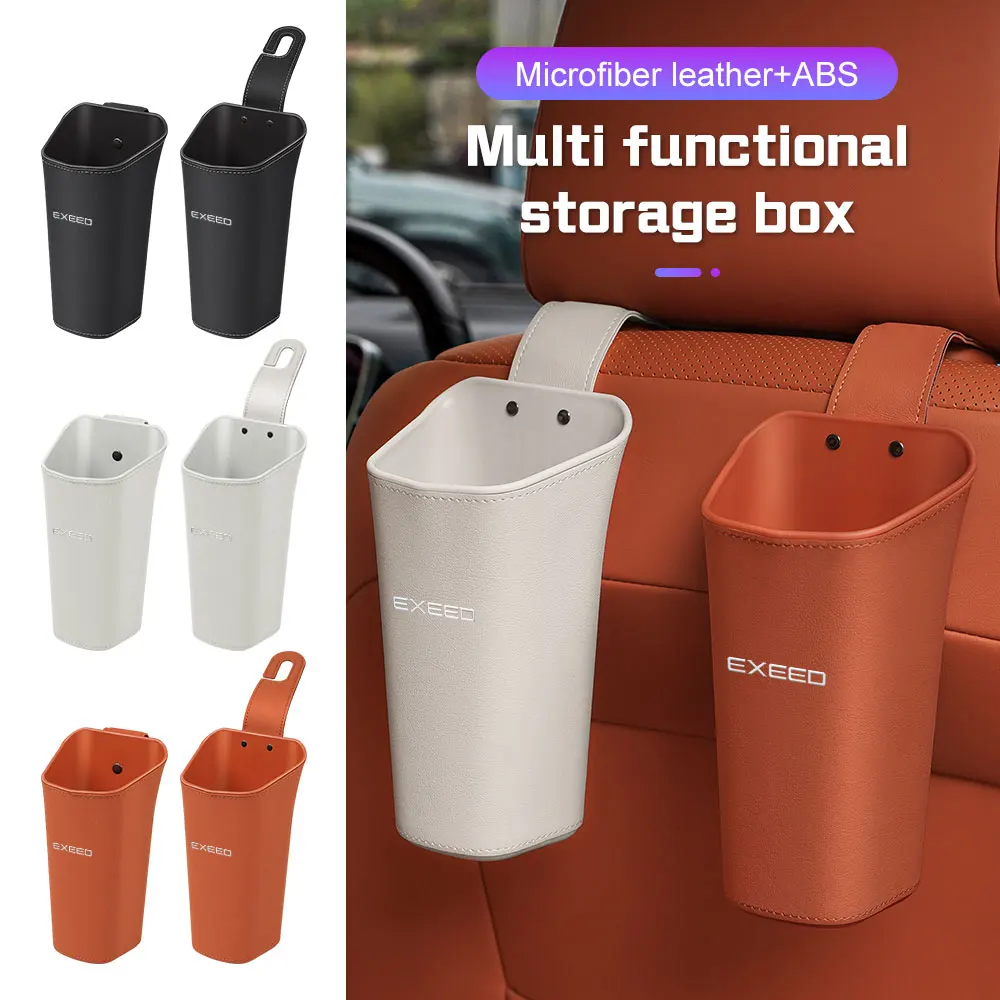 

2025 For Chery Exeed VX RX TX TXL LX ES EV 2020 Car Storage Bin,Door Cup Holder Box Trash can,Backrest Umbrella Bucket Accessory