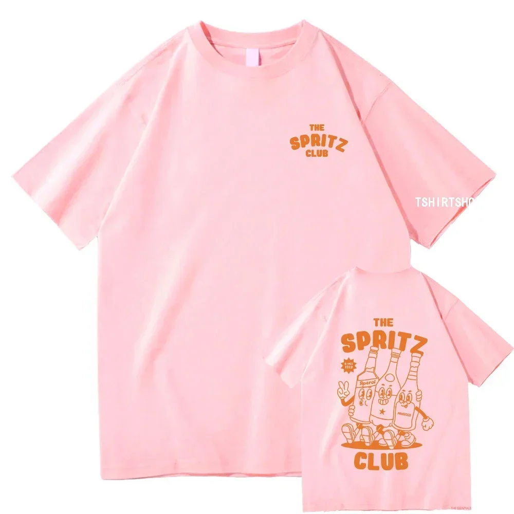 Aperol Spritz Club T Shirt Espresso uomo/donna Harajuku Vintage Graphic Tshirt Unisex top di alta qualità Retro Tee Shirts