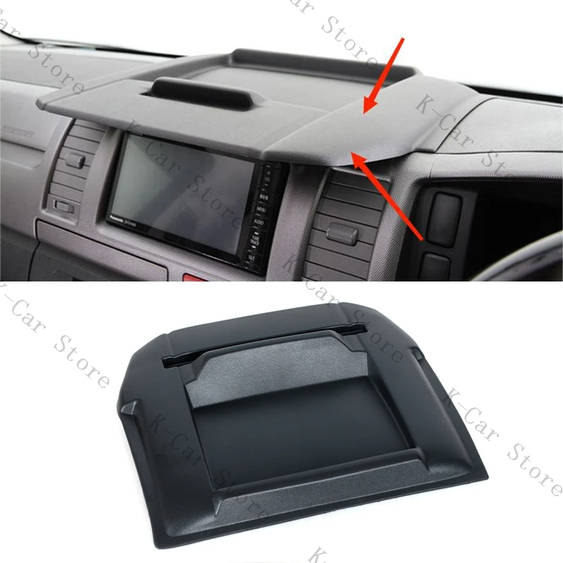 For Toyota Hiace 200 Series 2005-2018 Car CD Player Instrument Panel Sun Visor Black Car Interior Accessories