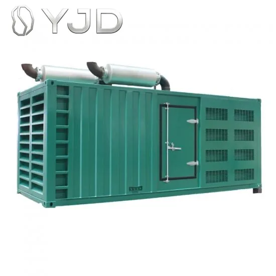 High Power 2400kw 3000kva Genset Factory Price Diesel Generator Set with Container