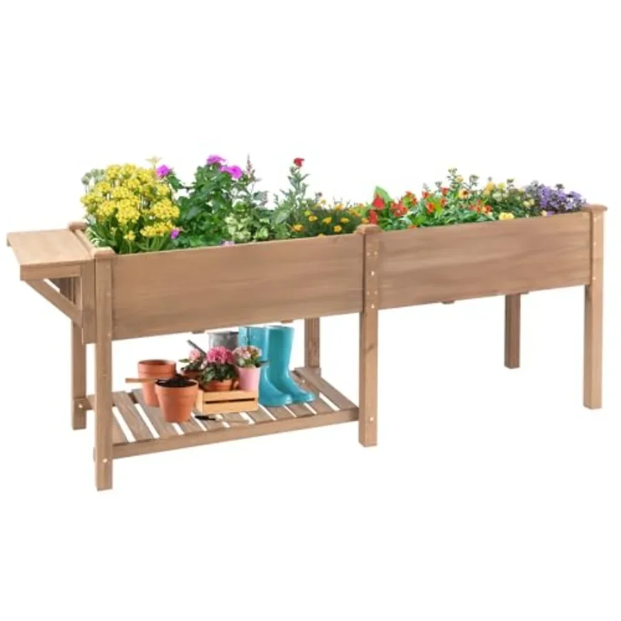 Raised Garden Bed Outdoor with Legs, 81