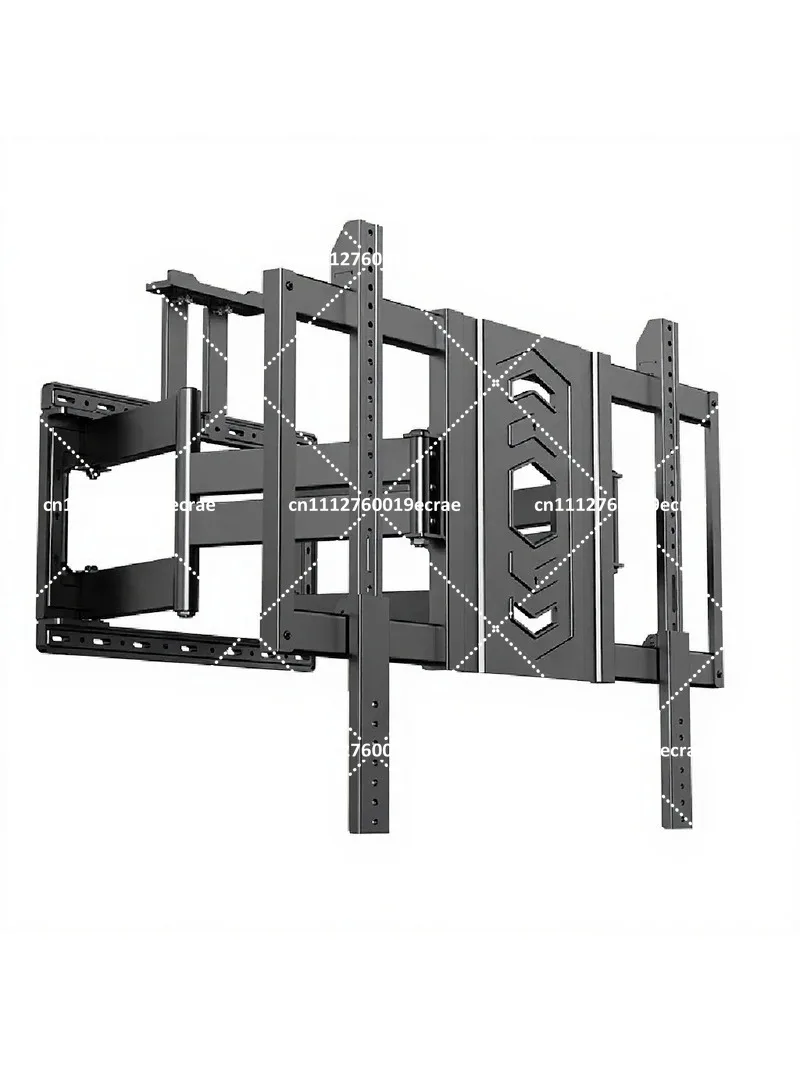 Ultra Thin TV Telescopic Wall Mount Bracket for 75 85 100 Inch Universal Rotating Hanger