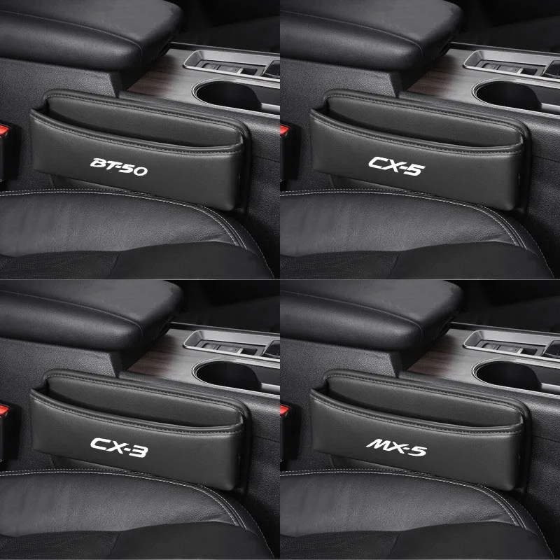 

Car Seat Organizer Leather Crevice Storage Box Car Accessories for Mazda CX3 MX5 CX5 CX-3 MX-5 CX-5 BT-50 BT50 BT 50 CX 3 5 MX 5