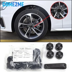 4M0601173Efor Audi A3/a4l/q7 2017-2019 Tyre Cap Hub Decorative Cap Screw Cover Grey Anti-theft Screw Cap 4m0601173 4M0 601 173E