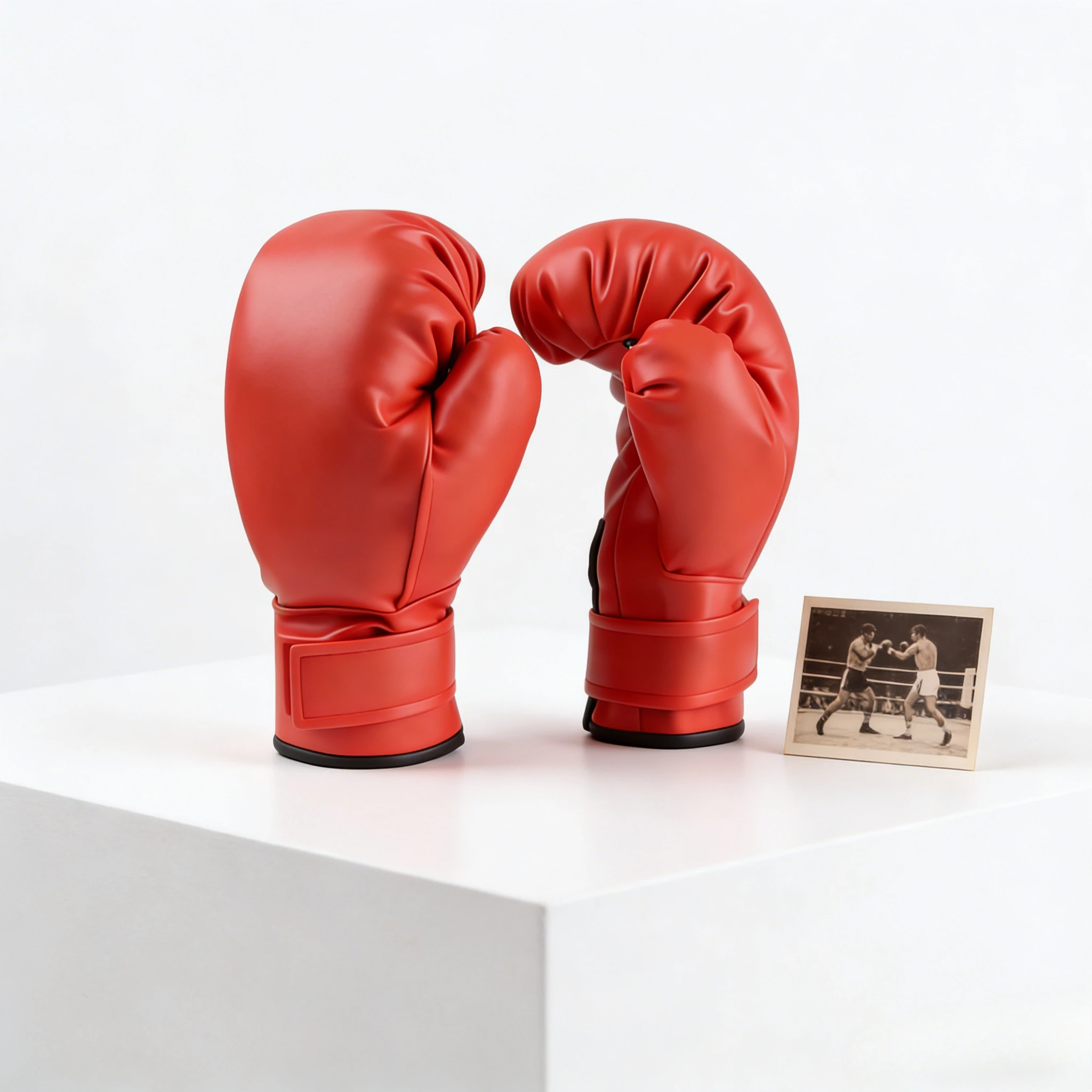 

Red Black PU Boxing Gloves | Full Coverage Martial Arts Sparring gloves for Kickboxing