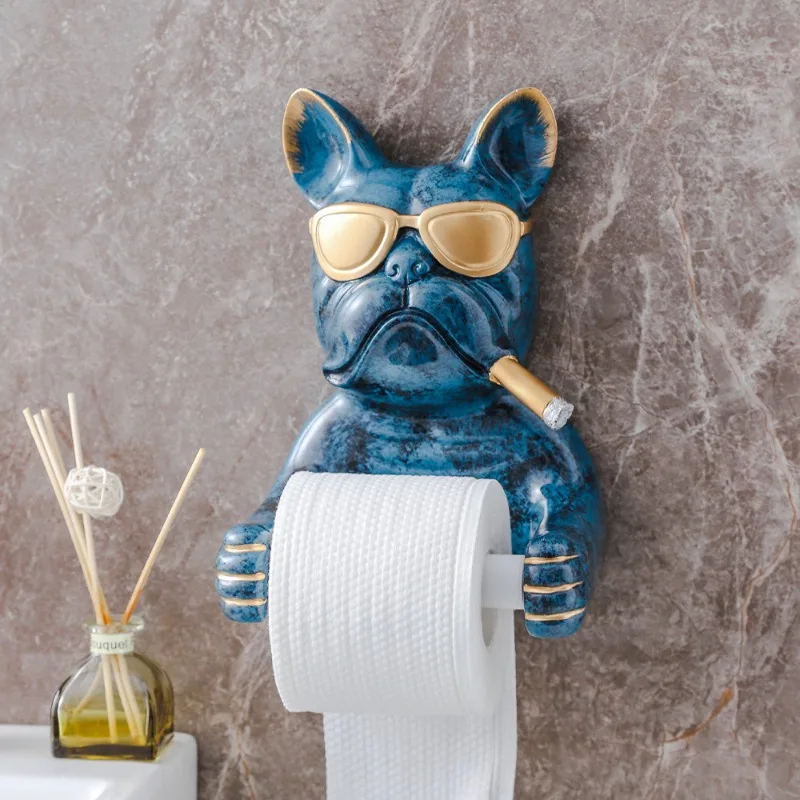 Creative Toilet Paper Holders Bathroom Tissue Box Kitchen Roll Paper Wall Storage Rack Bathroom Hardwares Decoration Ornaments