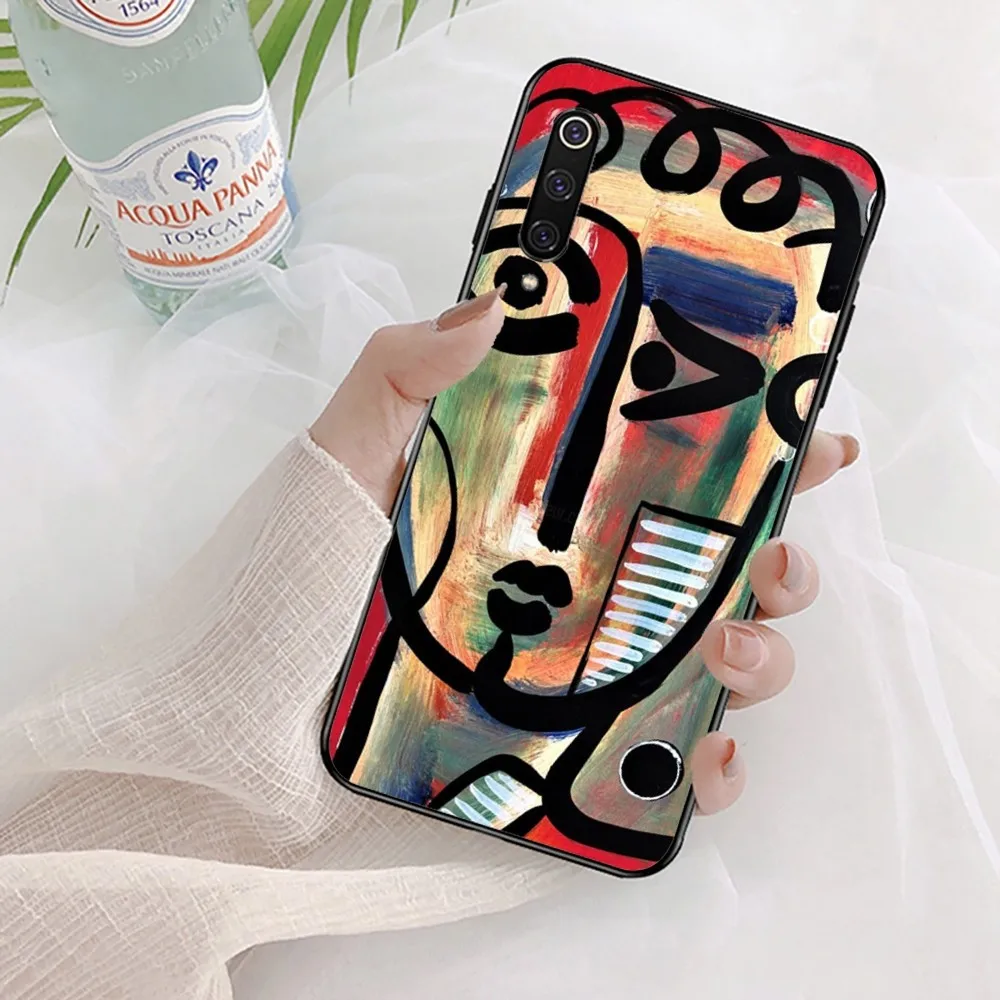 Picasso abstract Art painting Phone Case For Xiaomi Mi 5X 8 9 10 11 12 lite pro 10T PocoX3pro PocoM3 Note 10 pro lite