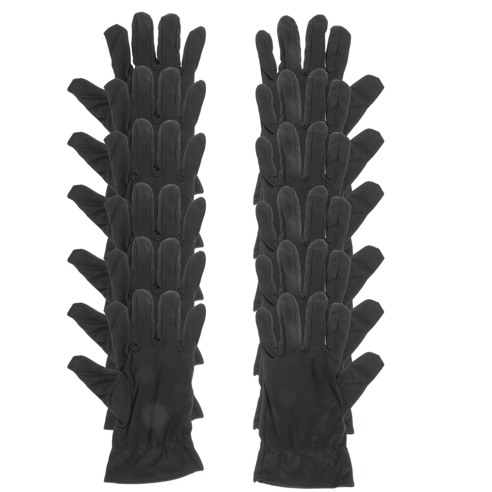 

6pcs Cotton Jewelry Inspection Stretchy Breathable Work Gloves For Coin Handling Gardening Repair Cleaning Gloves